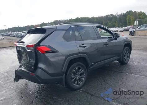 2022 Toyota Rav4 Hybrid Xle Premium из США, поврежденный, VIN 4T3B6RFV3NU100725